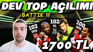 DEV TOP AÇILIMI  102 P VİEİRA İÇİN 9800 EFOOTBALL PARASI HARCADIM eFootball 2024 Mobile [upl. by Gotthard]