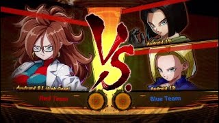 WHAT IFANDROID 21 Lab Coat VS 17 AND 18  DRAGON BALL FighterZ [upl. by Emelita992]