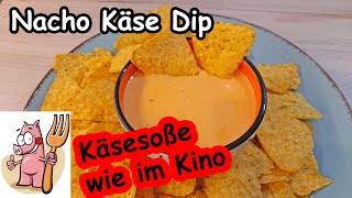 Nacho Käse Dip selber machen Käsesoße wie im Kino ASMR [upl. by Volotta]