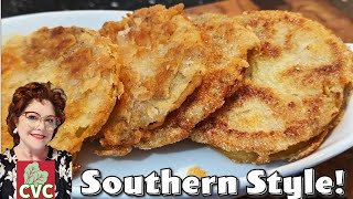 Old Fashioned Fried Green Tomatoes Recipe  Mamas Southern Cooking  How to Cook Tutorial [upl. by Arait]