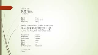 Singapore Primary School Vocabulary1新加坡小学华文词语 [upl. by Derayne]