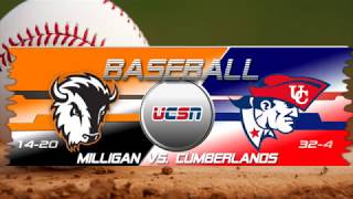 University of the Cumberlands  Baseball vs Milligan College 2018 [upl. by Choong]