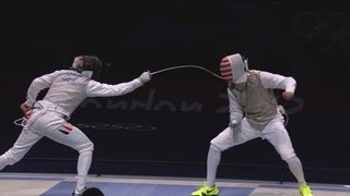 Germany win Bronze in Mens Fencing Team Foil  London 2012 Olympics [upl. by Ahsiya]