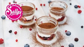 5 Minuten Tiramisu im Glas  sommerliches leichtes Tiramisu  Sallys Welt [upl. by Luciana734]