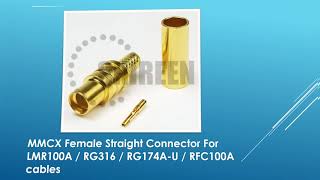 MCX Micro coaxial connector [upl. by Calloway]