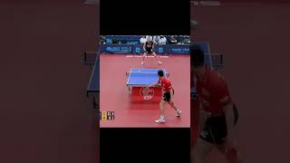 CONSECUTIVE TWOHANDED DEFENSE from Romain Ruiz shorts tabletennis [upl. by Anatak]