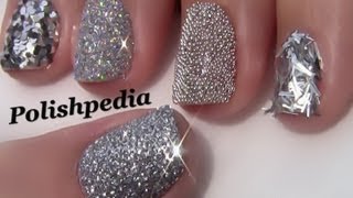 Silver Glitter Nails [upl. by Carolynn]