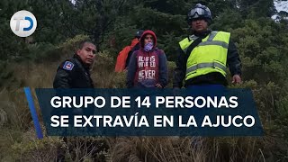 Rescatan a las 14 personas extraviadas en el Ajusco [upl. by Dolora963]