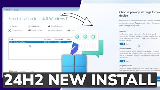 Windows 11 24H2  New Installation Process [upl. by Nadruoj105]