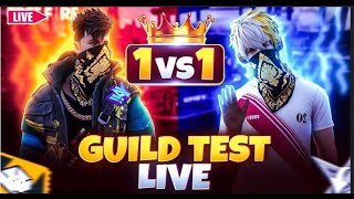 KH GAMER OP IS LIVE  FREE FIRE LIVE GUILD TEST WITH OP REACTION 1 VS 2 LIVE GUILD TEST freefire [upl. by Kizzie946]