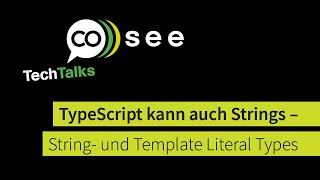 TechTalk 2024  TypeScript kann auch Strings [upl. by Aliak]