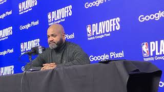 JB Bickerstaff Reflects On The Cavaliers 10693 Loss To Celtics In Game 3 [upl. by Anatak474]