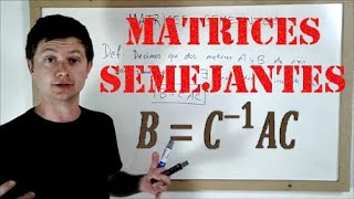 Matrices semejantes [upl. by Ailecra]