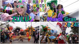 Zulu Parade 2024 🔥 MARDI GRAS in New Orleans USA [upl. by Norbert333]