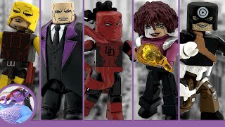 Minimates Marvel Wave 84 Daredevil The Woman Without Fear Box Set Review [upl. by Dinnie]