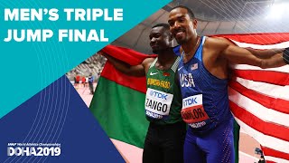 Mens Triple Jump Final  World Athletics Championships Doha 2019 [upl. by Notrab642]