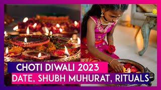 Choti Diwali 2023 Date Abhyanga Snan Muhurat amp Significance Of This Festive Before Lakshmi Puja [upl. by Johnnie]