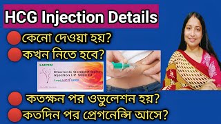 HCG Injection Details for Infertility Treatment and Pregnancy pcospregnancystory [upl. by Basilio]