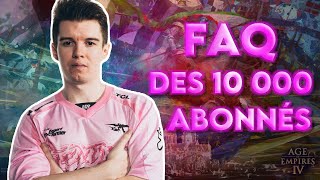 Merci pour les 10000 abonnés réponse à la FAQ [upl. by Eimas]