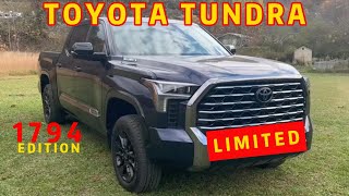 2024 TOYOTA TUNDRA 1794 LIMITED EDITION [upl. by Ardnoet551]