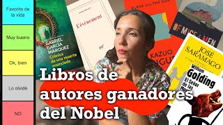 Califico libros de autores ganadores del Premio Nobel que he leído [upl. by Cyprus]