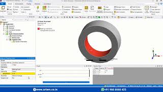 Application of Bearing Load  Ansys Workbench 31 [upl. by Aramoix]