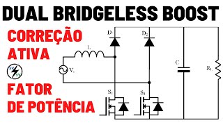 Dual Bridgeless Boost  Active Power Factor Correction [upl. by Lliw205]