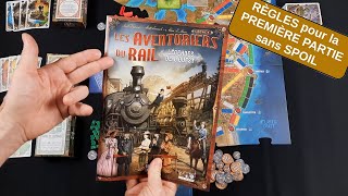 Les Aventuriers du Rail Legacy  Règles sans spoil  Jeux Conseils  99b [upl. by Kreegar950]