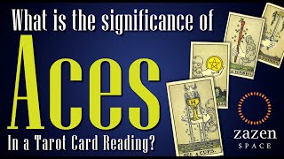 Learn the meaning of the aces in the tarot card deck while reading tarot [upl. by Adiaros270]