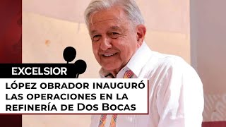 Desde Dos Bocas López Obrador aseguró que seguirá la transformación de forma pacífica [upl. by Gnouh]