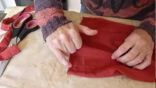 How to take up trousers jeans etc [upl. by Huntley]