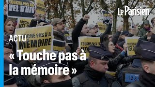 « C’est honteux »  à Paris lhommage de LFI près du Vel dHiv perturbé par des manifestants [upl. by Karp88]