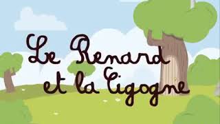 La fable de quotle renard et la cigognequot [upl. by Esenwahs614]