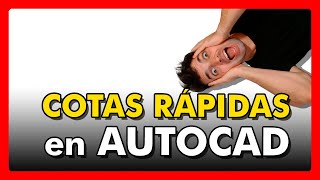 🔴 Cómo ACOTAR en AutoCAD Rápido [upl. by Ientirb268]