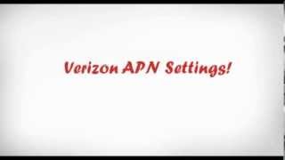 Verizon APN Settings [upl. by Garvin111]