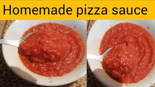 How to make pizza sauce Homemade pizza sauceBurgar saucecooking and baking with safina [upl. by Ijok583]