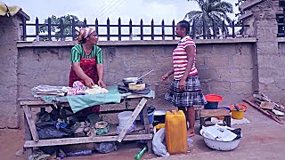 How A WellTrained Village Girl Met A Billionaire While Cooking With Her Mother Along D RoadMovies [upl. by Nahk]