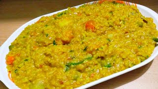 শীতকালীন সবজি ও ডাল দিয়ে পাতলা খিচুড়ি রেসিপি  Vegetable khichuri Recipe  সবজি খিচুড়ি [upl. by Qerat202]