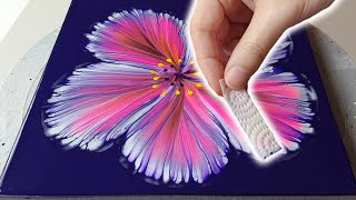 697 Incredible way to paint beautiful petals  Easy Painting ideas  Designer Gemma77 [upl. by Clemence]