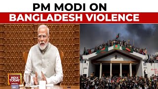 PM Modis Statement on Bangladesh Violence Hindu Leaders Killed  Bangladesh Crisis [upl. by Hertz]