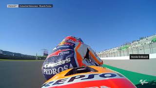 ValenciaGP Honda OnBoard [upl. by Noryb]