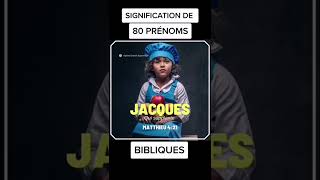 Signication de 80 prénoms bibliquesJesus education connaissance bible meditation motivation [upl. by Sarine]