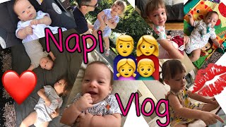 NAPI VLOG  Nimo 4 hónapos Szofi meg 21 😊 [upl. by Meenen]