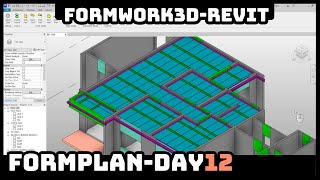 Formwork3D Design  FormPlanSlab Deck Day12  Practical Trainning  Alform  Formwork  Revit [upl. by Enelrad]