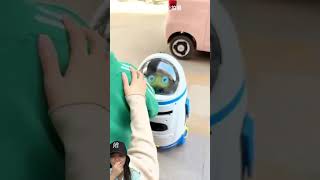 ROBOT PENARIK BECAK KURSI ⁉️BOCIL GANTIAN DUDUK 😱😍shorts funny dubbing [upl. by Comptom]