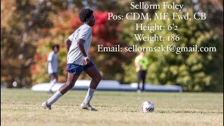 Sellorm Foley soccer highlight 2022 season [upl. by Leirud]