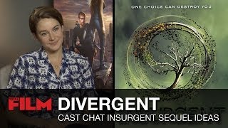 Shailene Woodley and Divergent Cast talk Insurgent [upl. by Yelena]