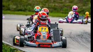 First try in an OK kart  Kristianstad onboard with Douglas Lundberg [upl. by Ahsuat]