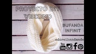 Bufanda INFINIT tejida al crochet [upl. by Weisler]