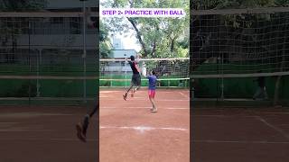 Basic blocker attacking practice volleyball shortsfeed tamil viral ytshorts shortsviral yt [upl. by Atilrahc]